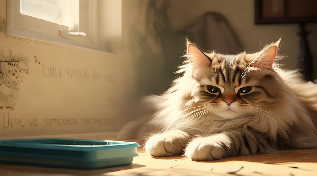 猫咪夏天拉屎少