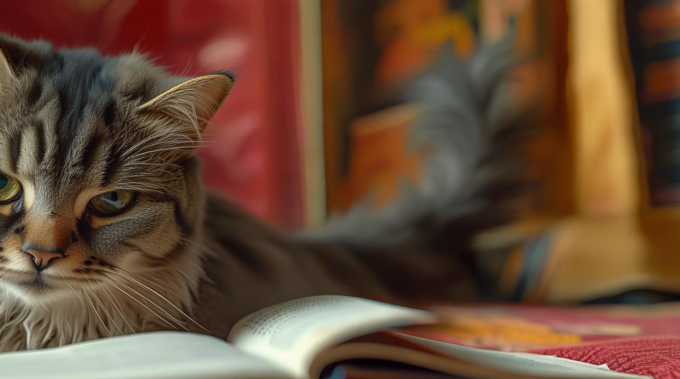 猫咪尾巴小幅抖动