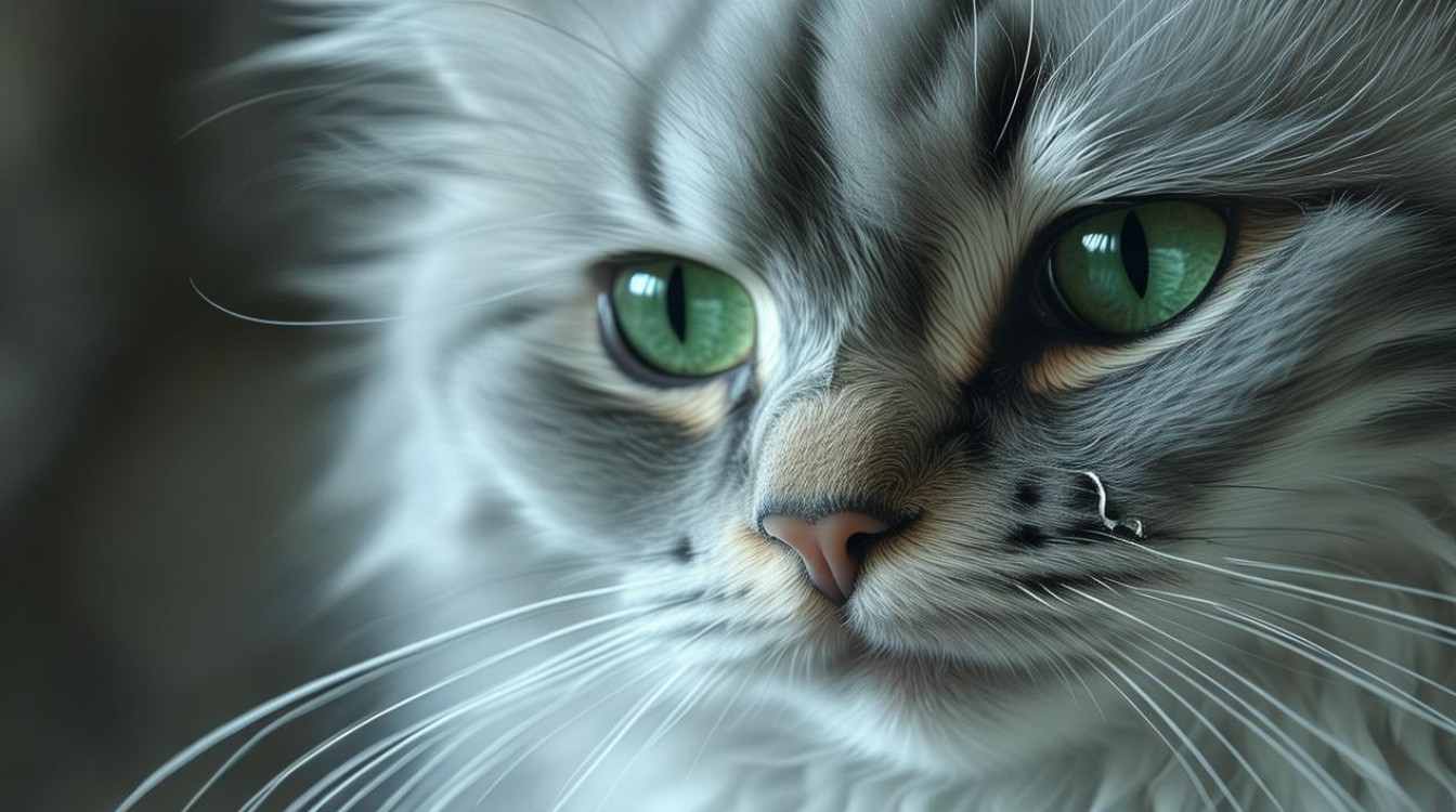 猫咪眼角流出白色