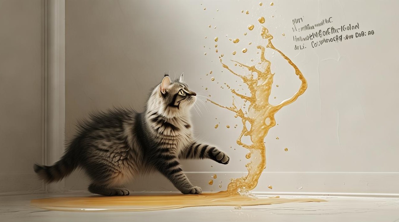 猫咪尿到墙上