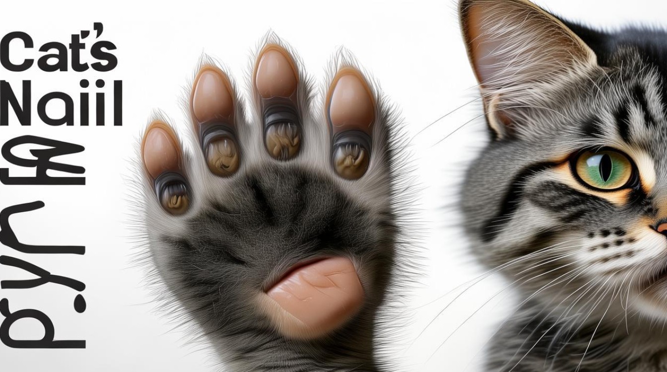 猫咪指甲歪了