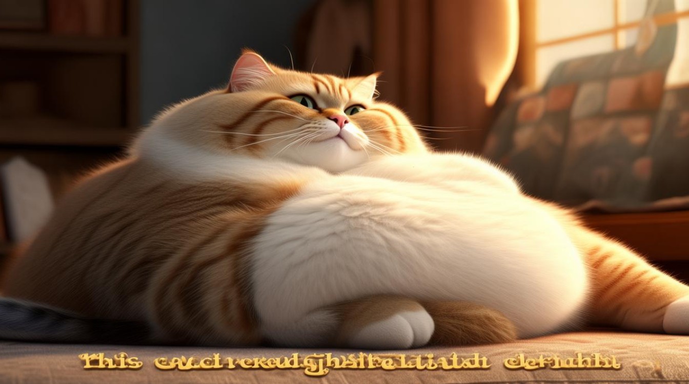 猫咪很能吃很胖
