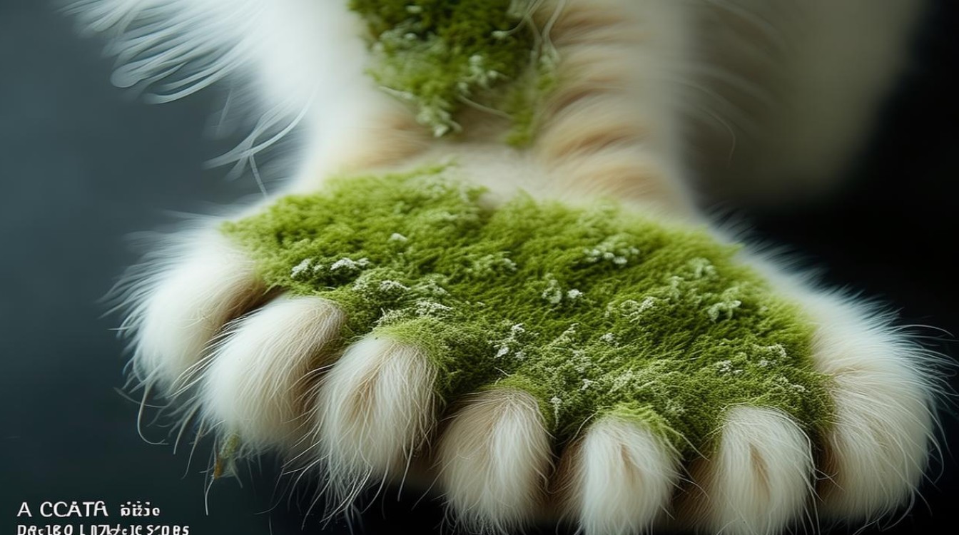 猫咪足部长藓