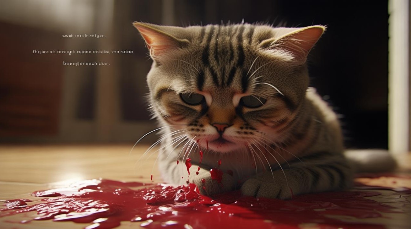 猫咪吐血水便血
