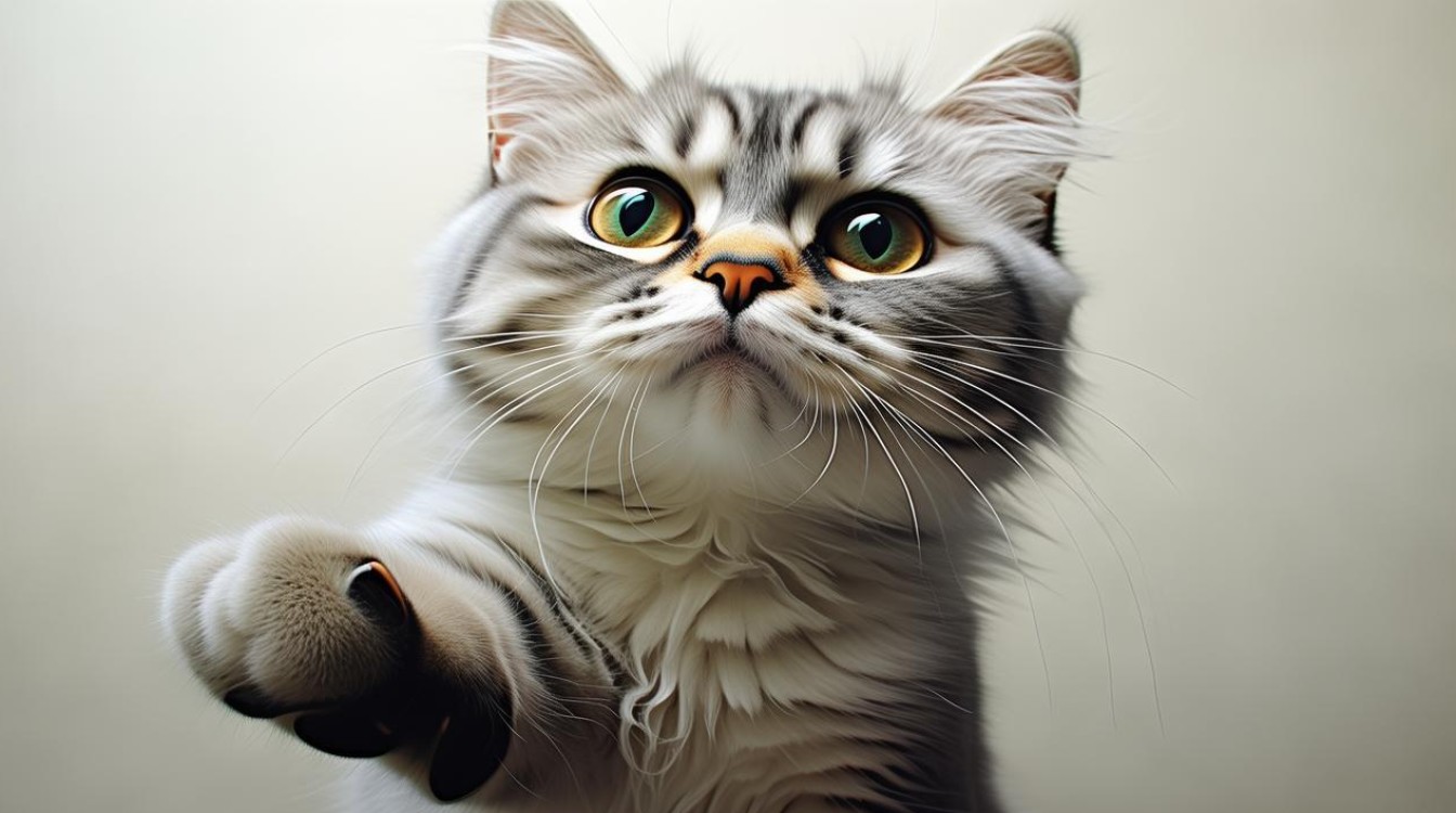 猫咪迷惑人爪子