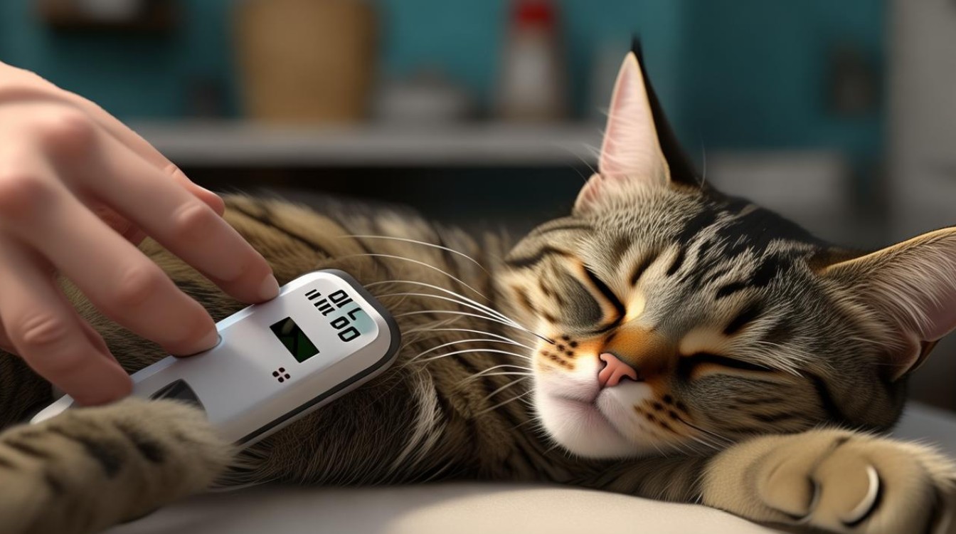 猫咪大腿测体温