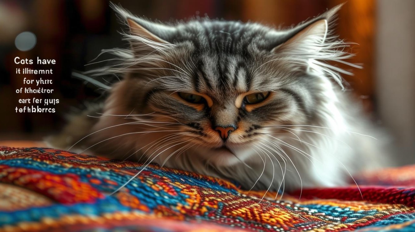 猫咪喜欢舔织物