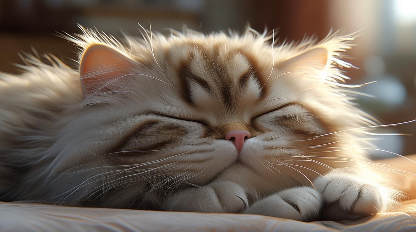 猫咪嗜睡的发抖