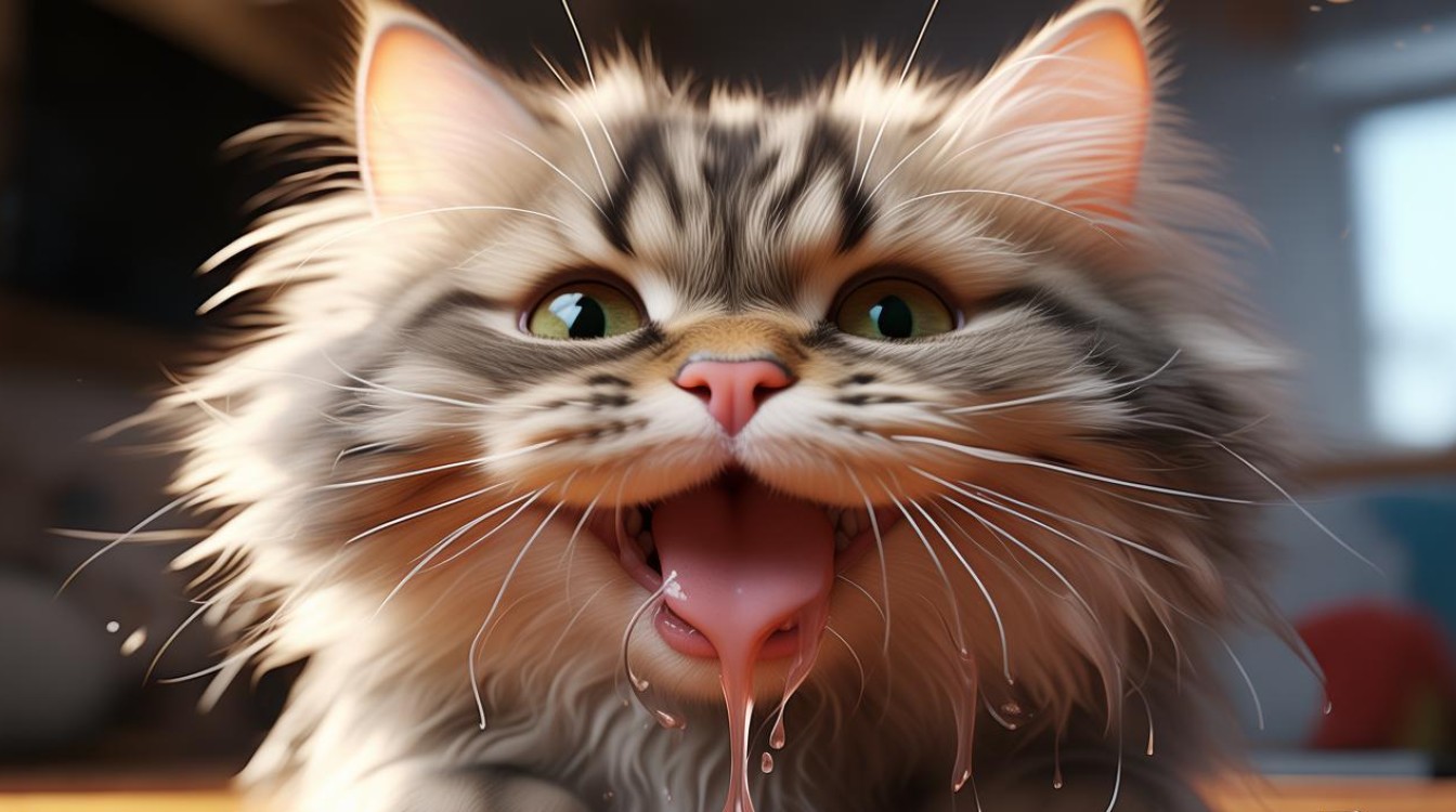 猫咪流口水粘稠