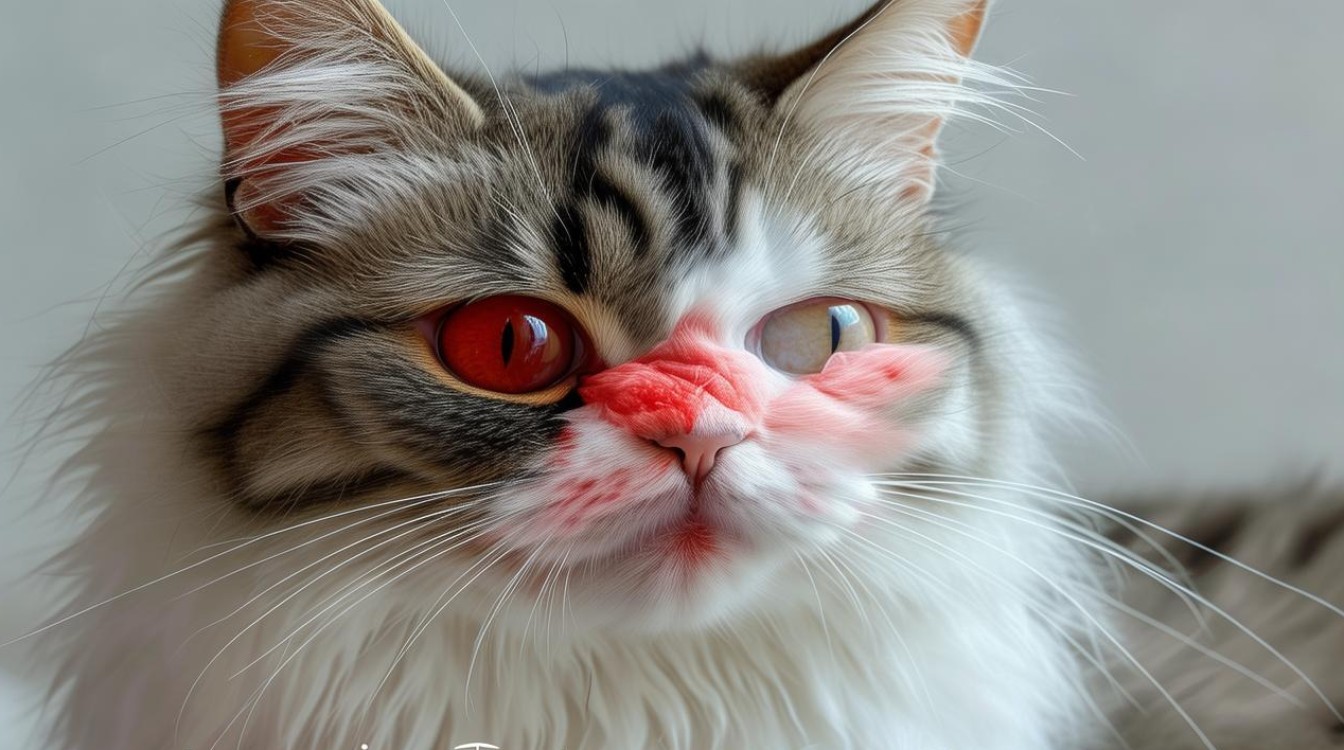 猫咪单只眼睛红肿