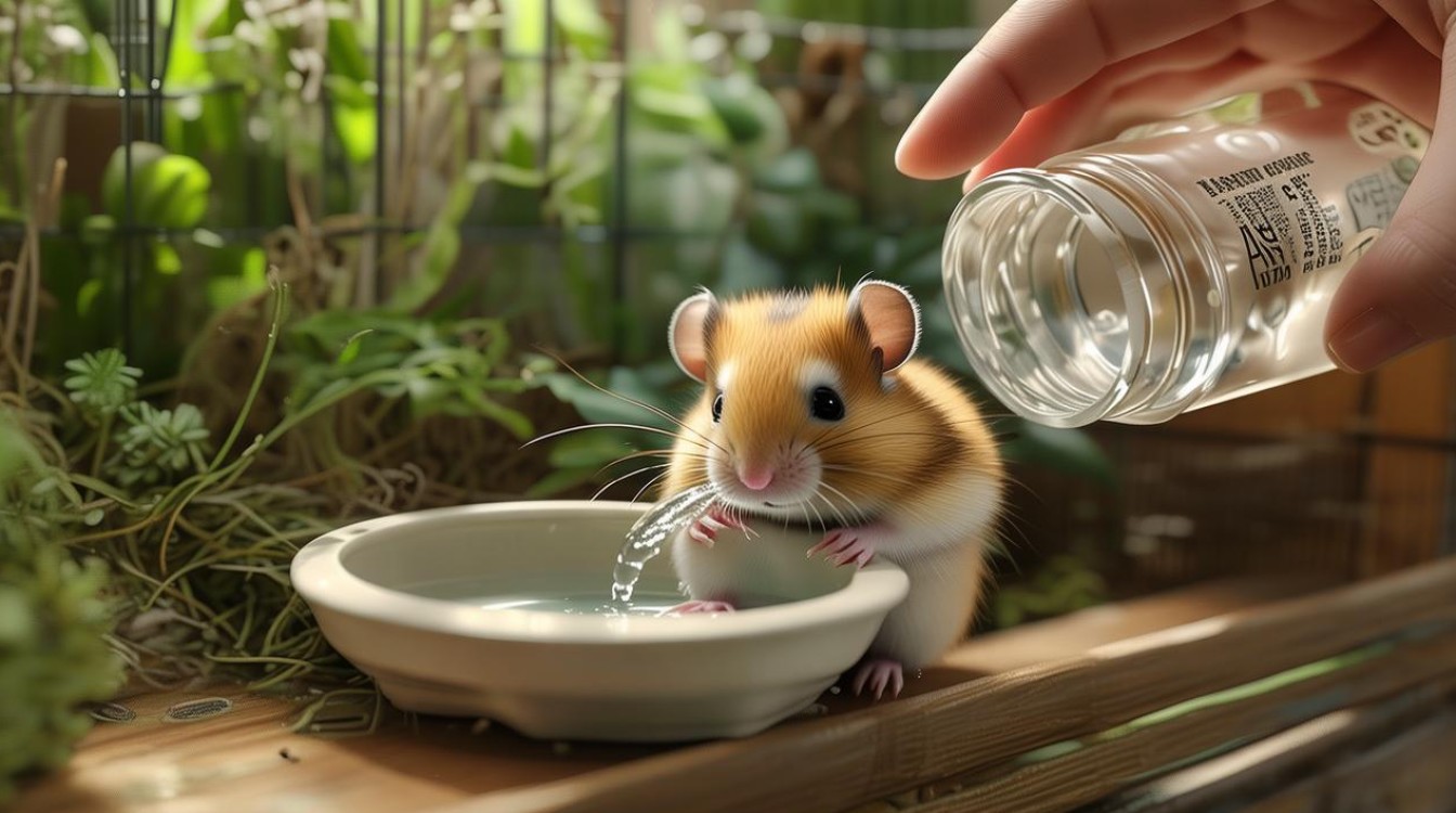 那什么东西给仓鼠喝水