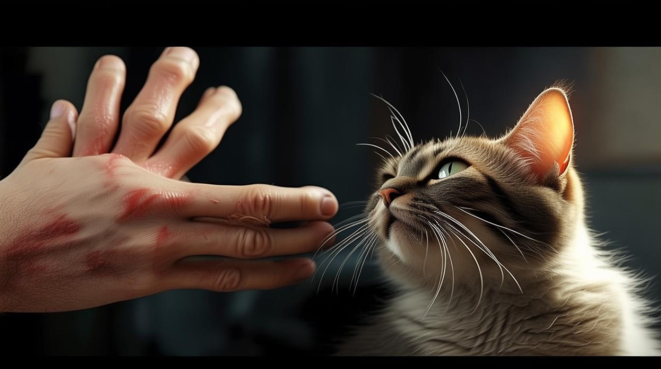 打了猫咪的脸