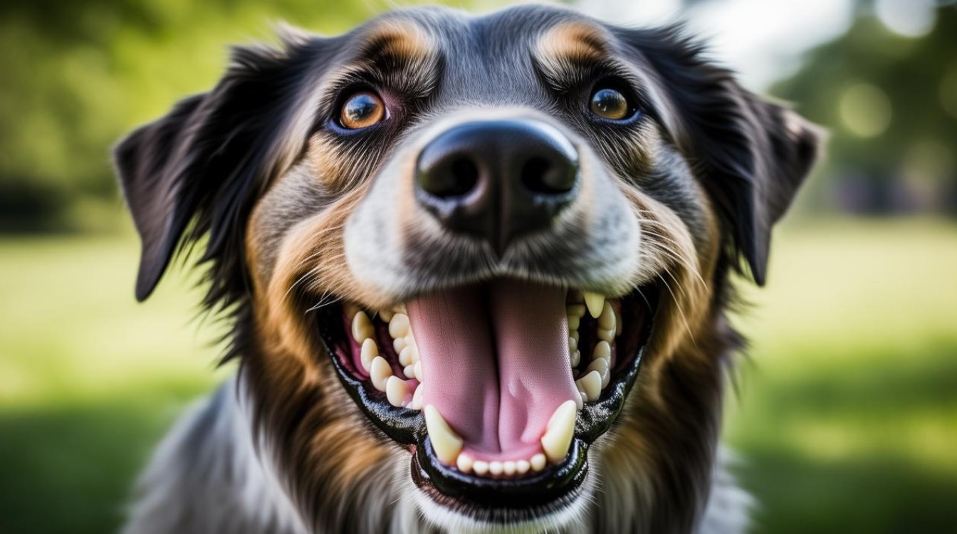 狗狗犬齿双排牙