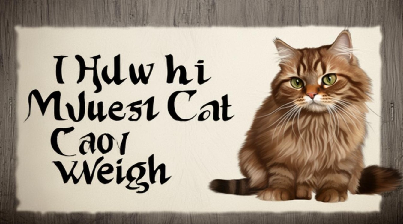 猫咪长大有几斤