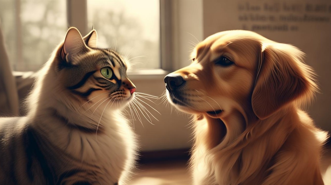 猫咪与狗狗相处
