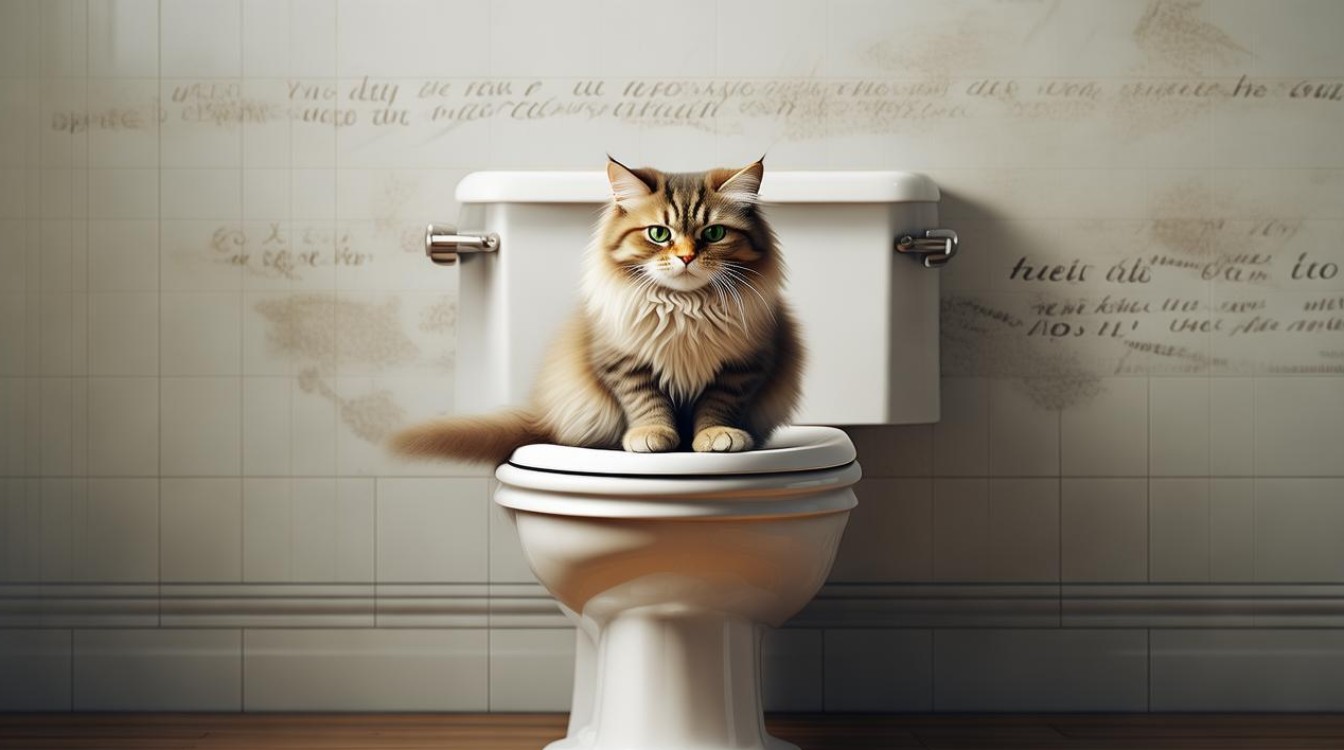 猫咪抽水马桶