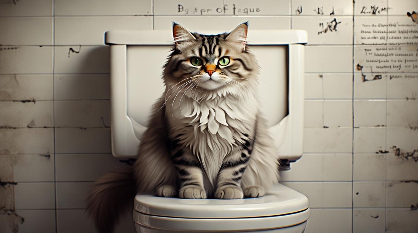 猫咪抽水马桶