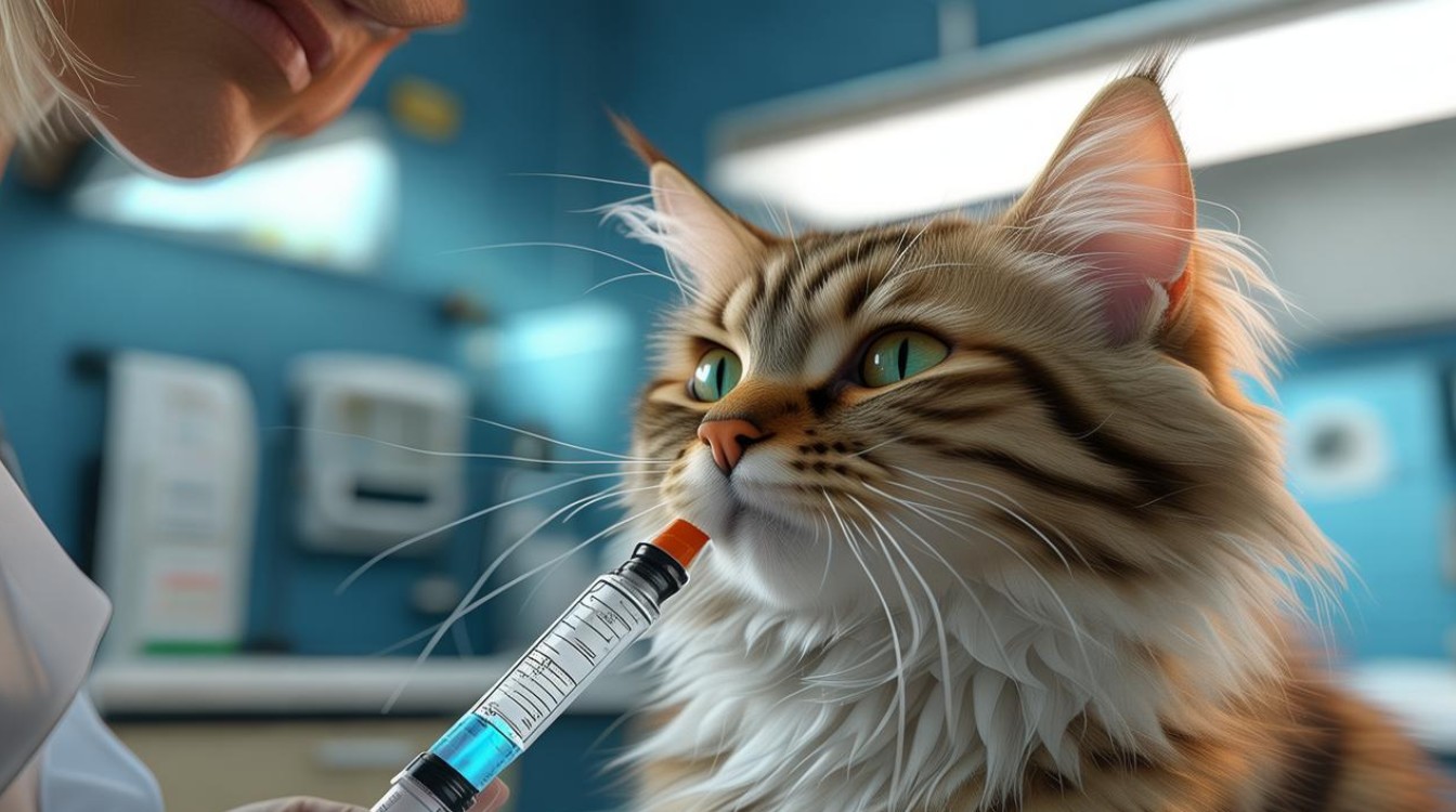 给猫咪打针图片