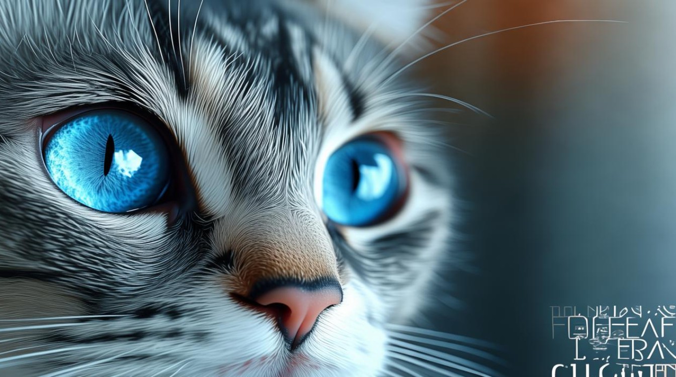 蓝眼睛 猫咪 耳聋