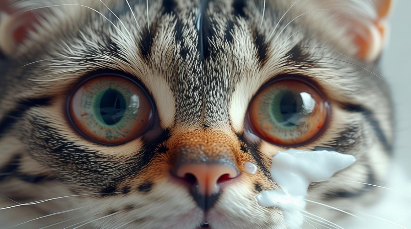 猫咪眼睛感染图片