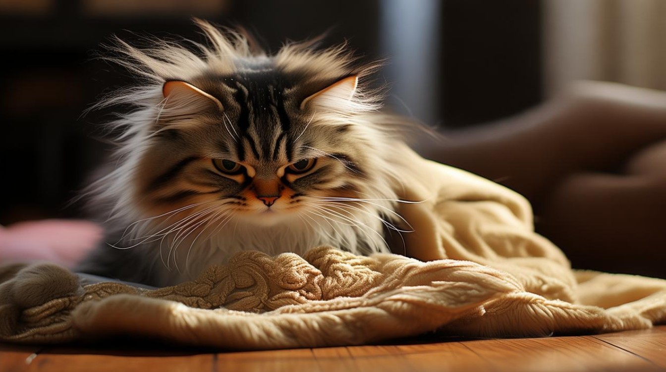 猫咪不喜欢毛毯