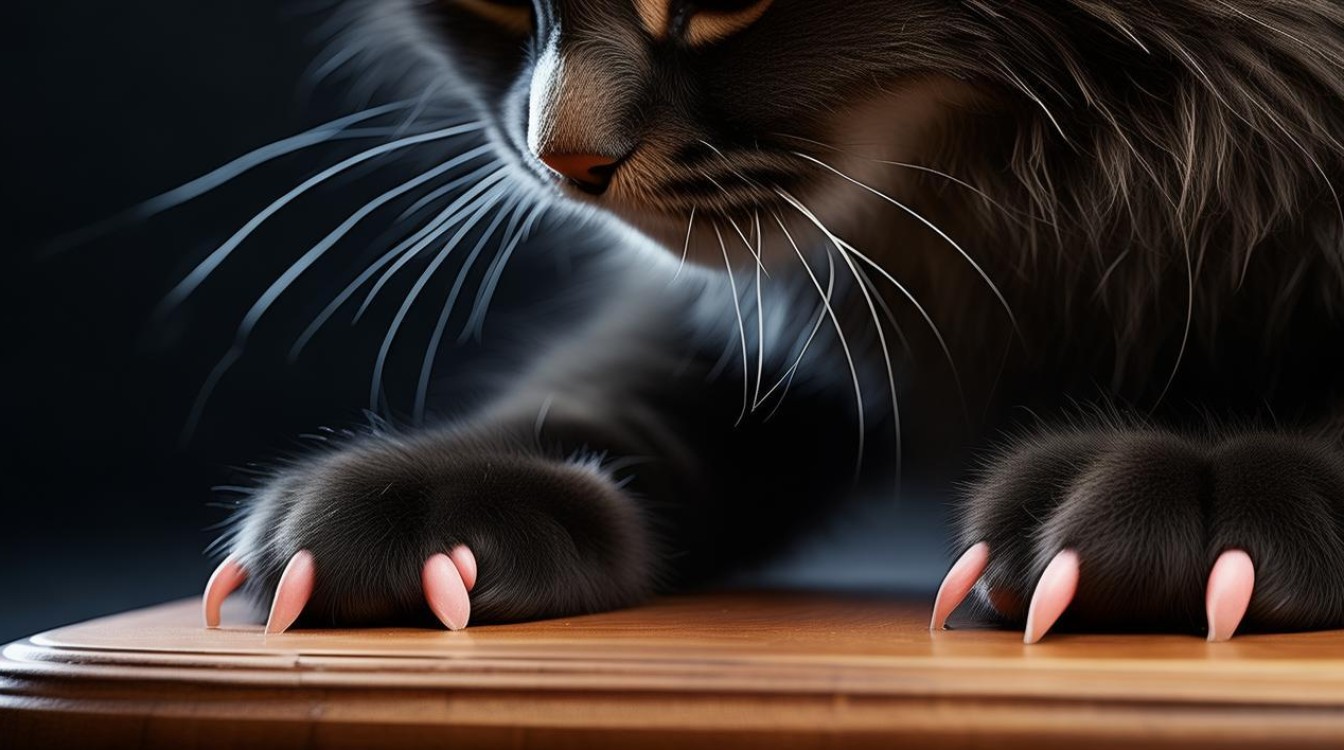 猫咪爪子按压东西