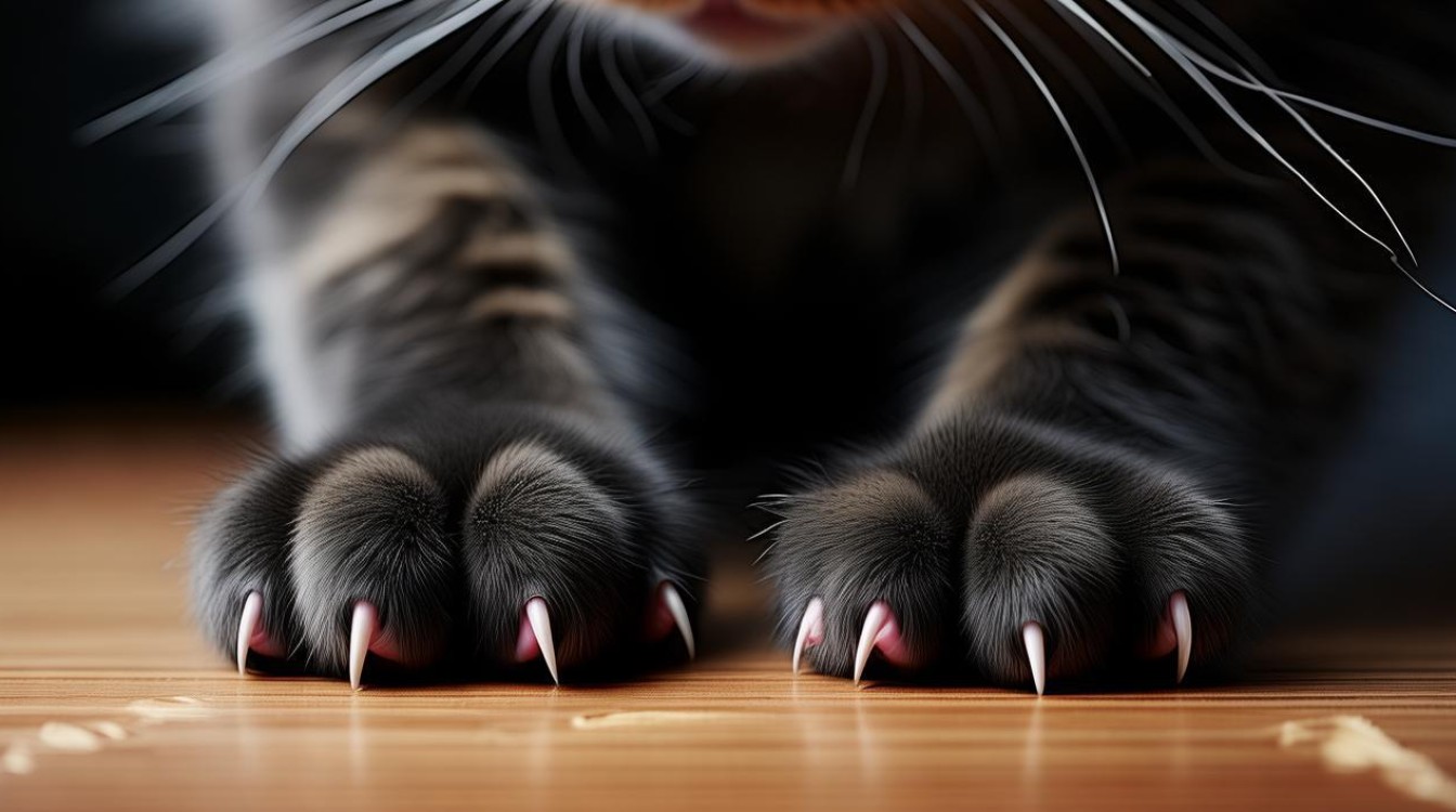 猫咪爪子按压东西