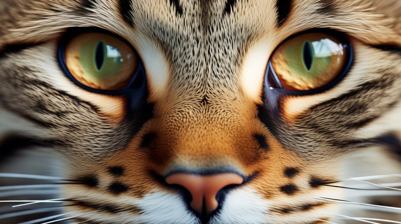 猫咪脸部脱毛结痂