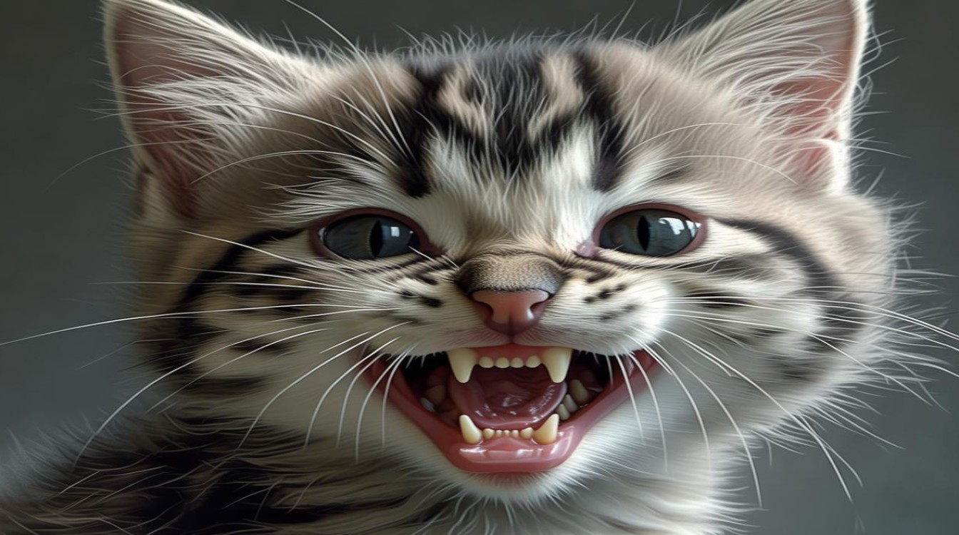 猫咪没换乳牙