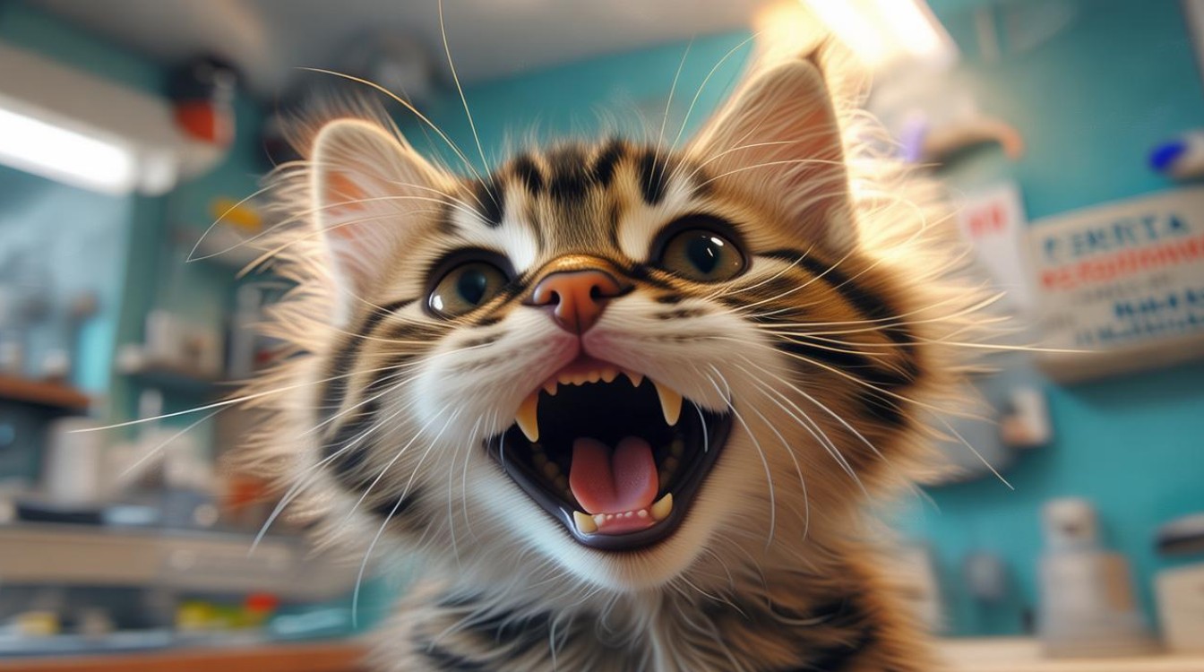 猫咪去换牙期