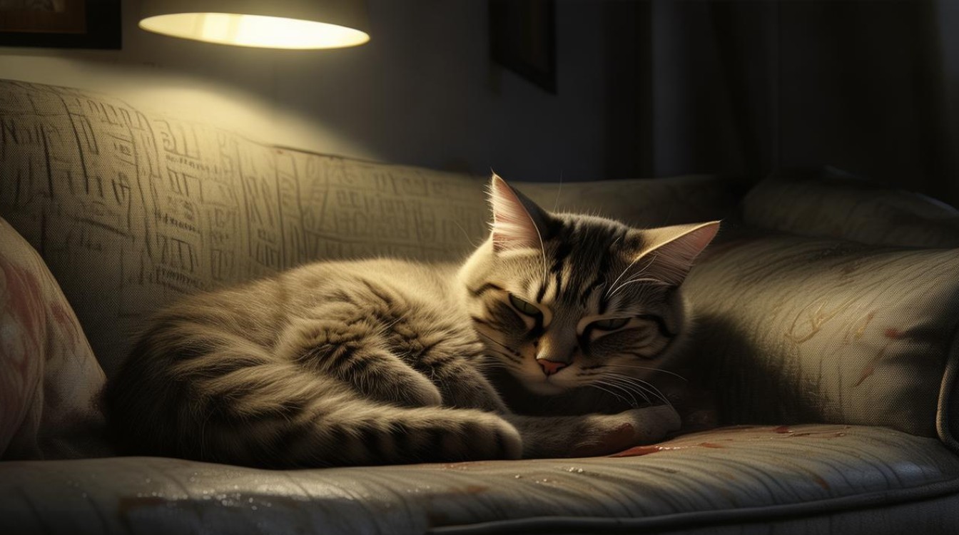 猫咪尿床 没精神