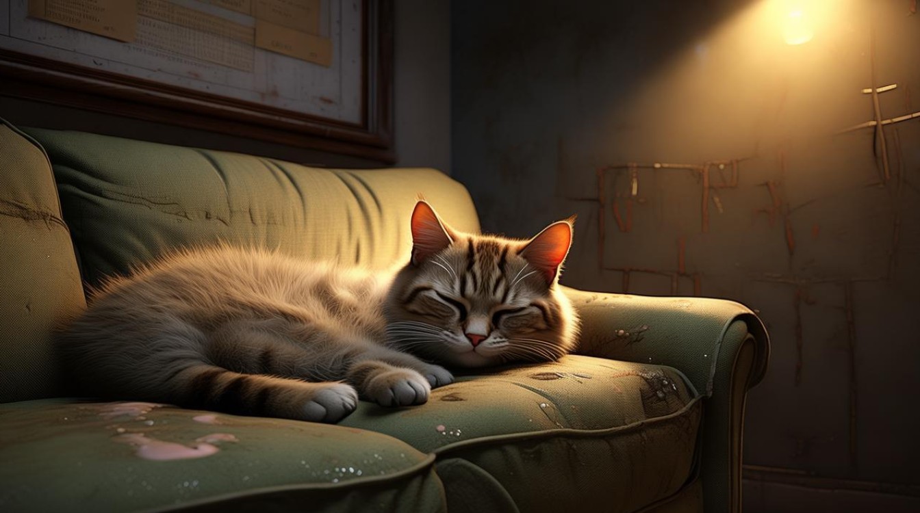 猫咪尿床 没精神