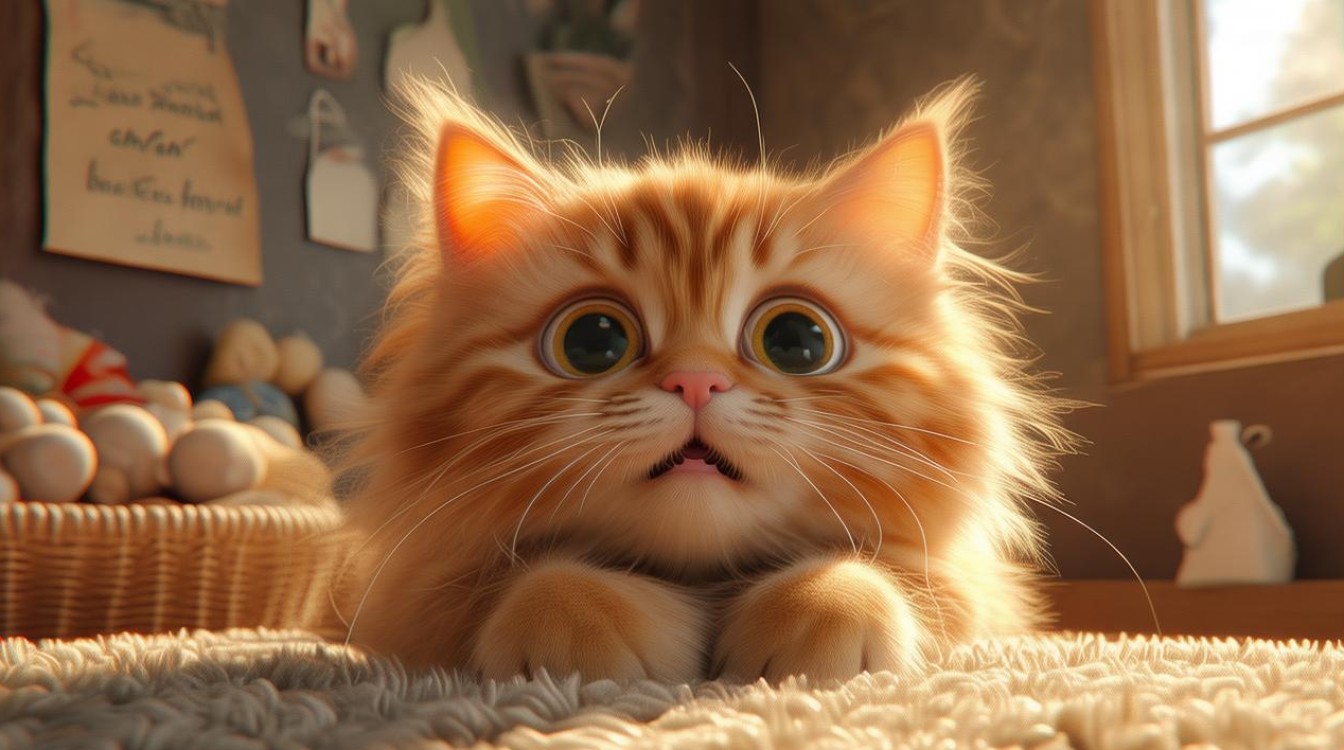 猫咪被吓发烧