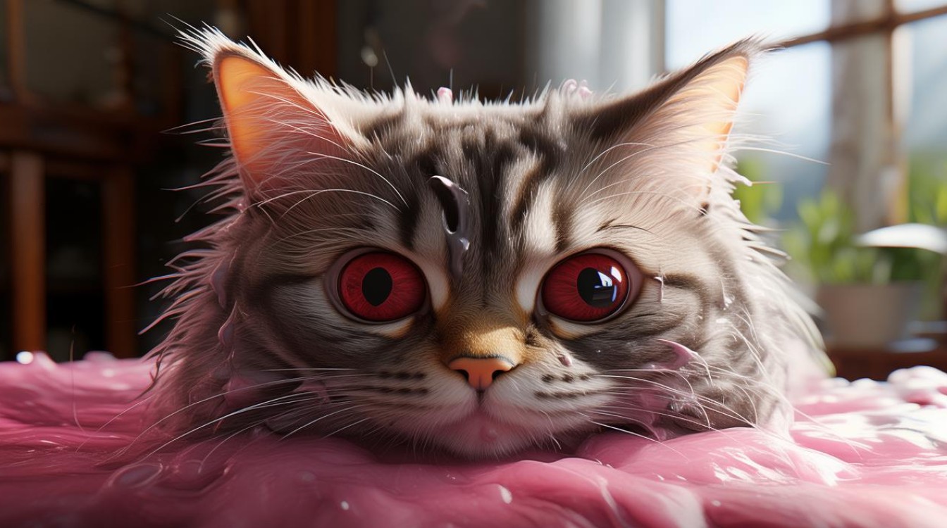 猫咪眼角炎症状