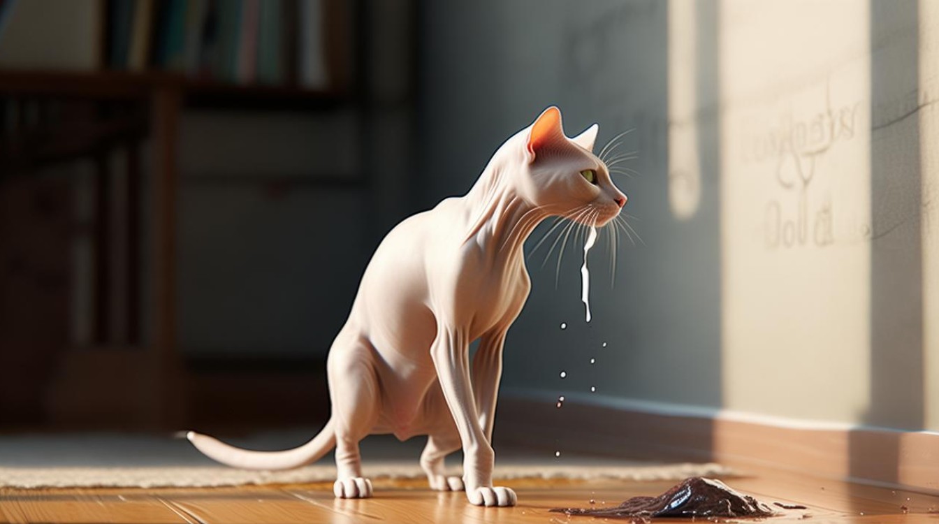 猫咪呕吐没有毛发