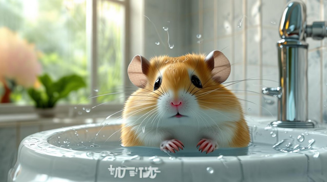 仓鼠洗澡能不能用水