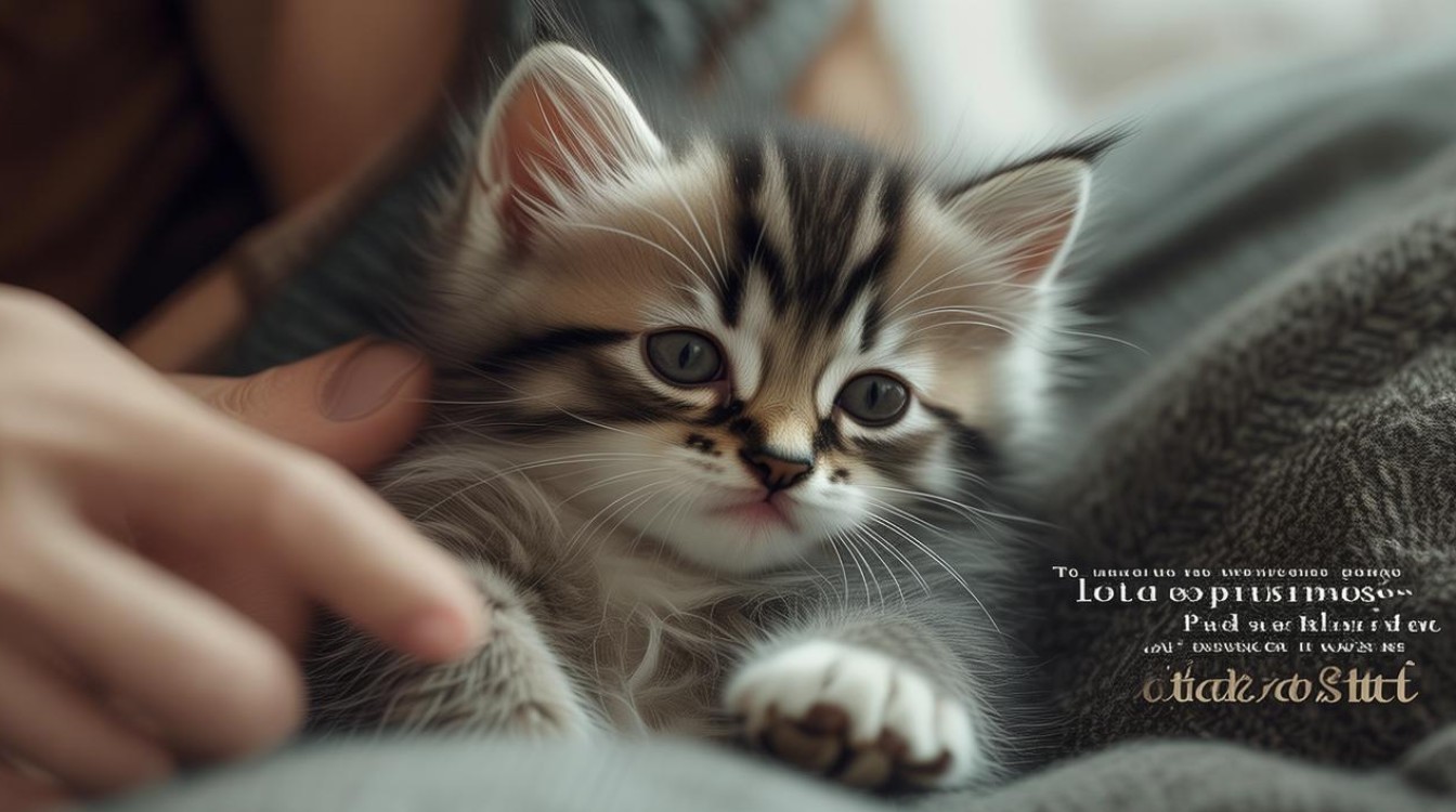 猫咪从小依赖人