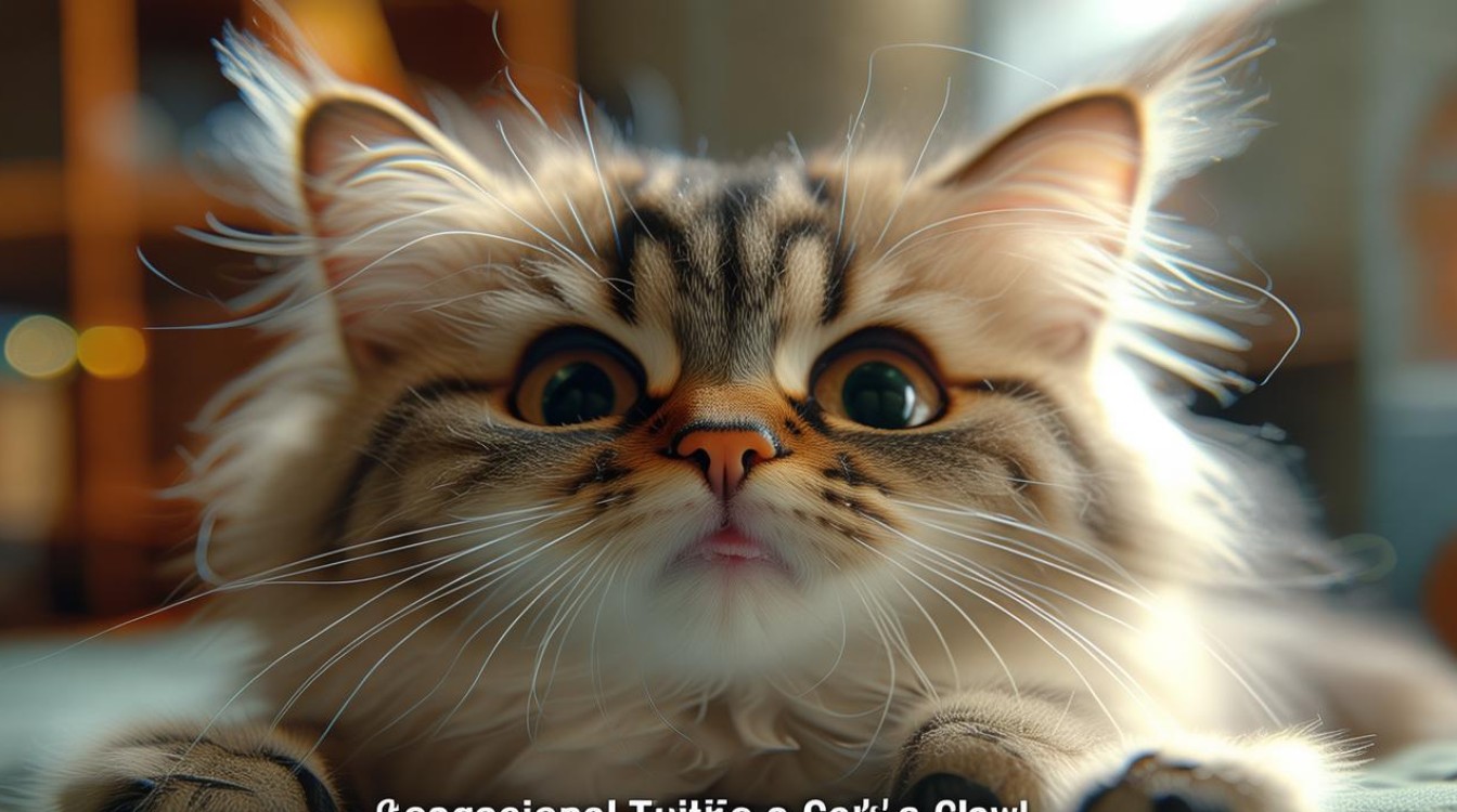 猫咪偶尔爪子抽搐