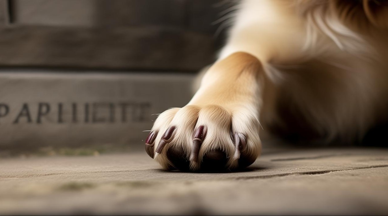 狗狗啃后爪