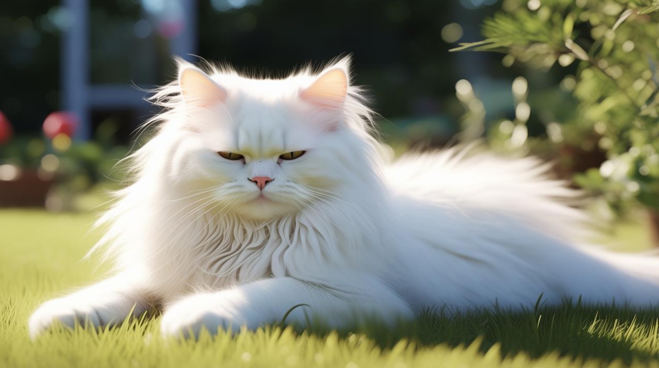 夏天猫咪长白毛