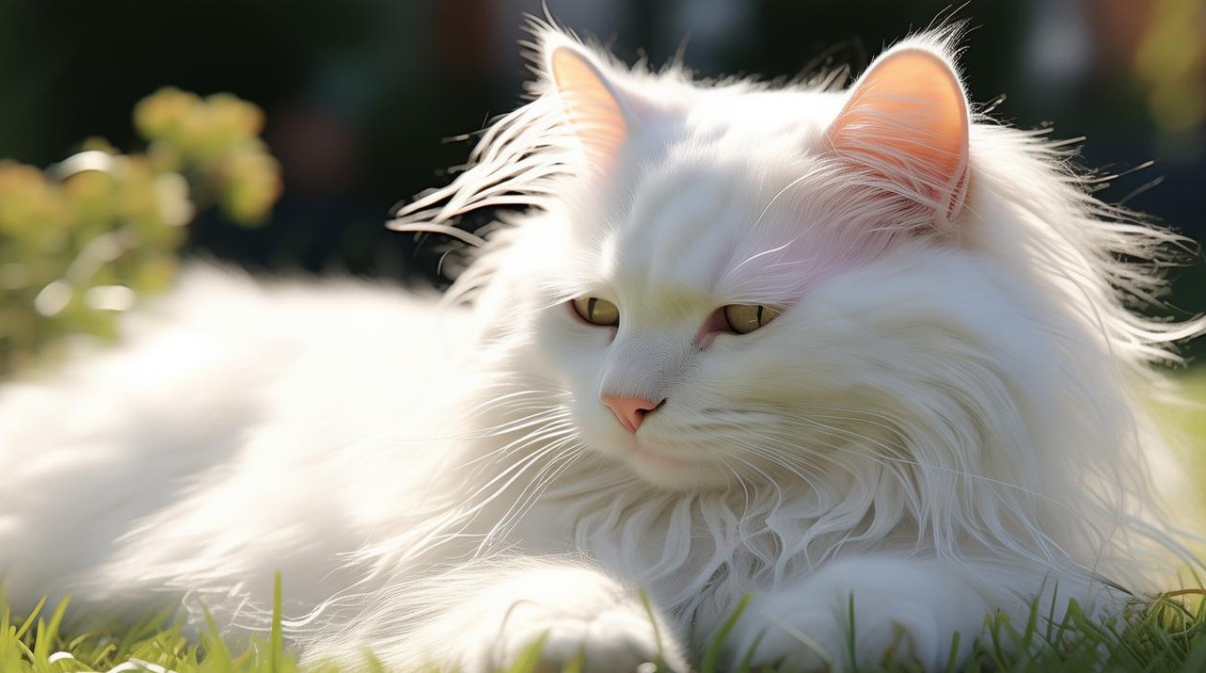 夏天猫咪长白毛