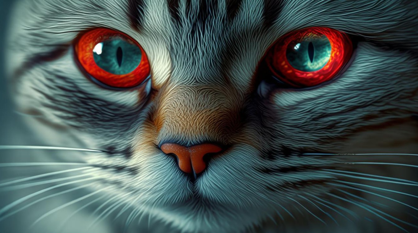 猫咪眼睛附近红