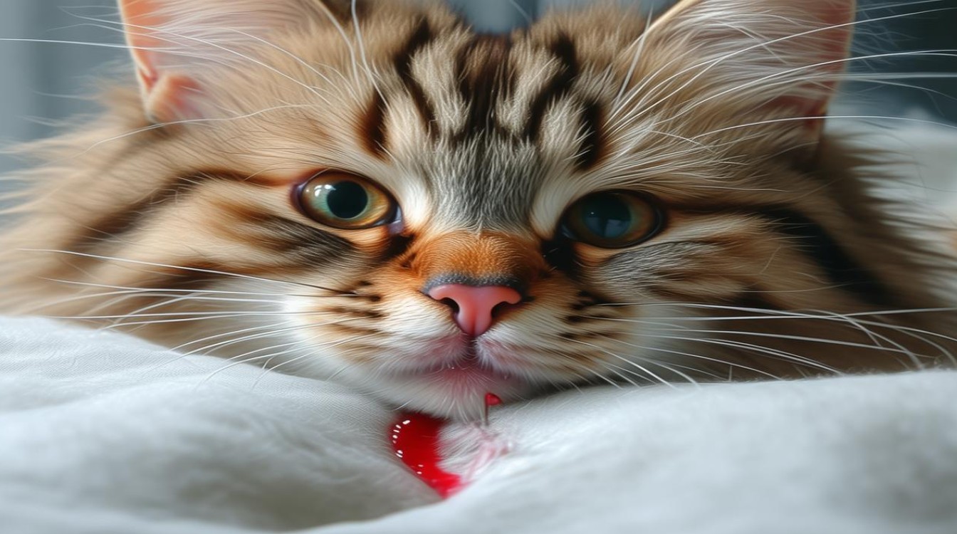 猫咪甩鼻涕出血