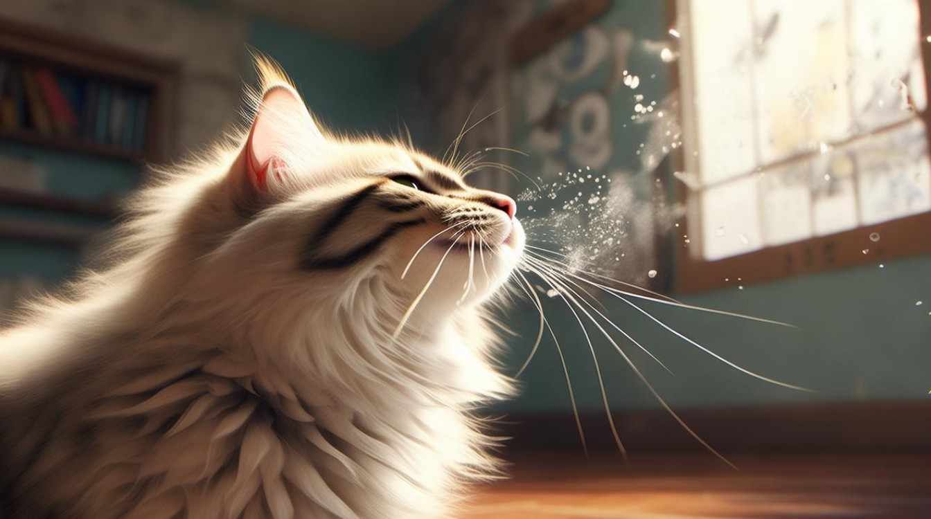 猫咪老么打喷嚏