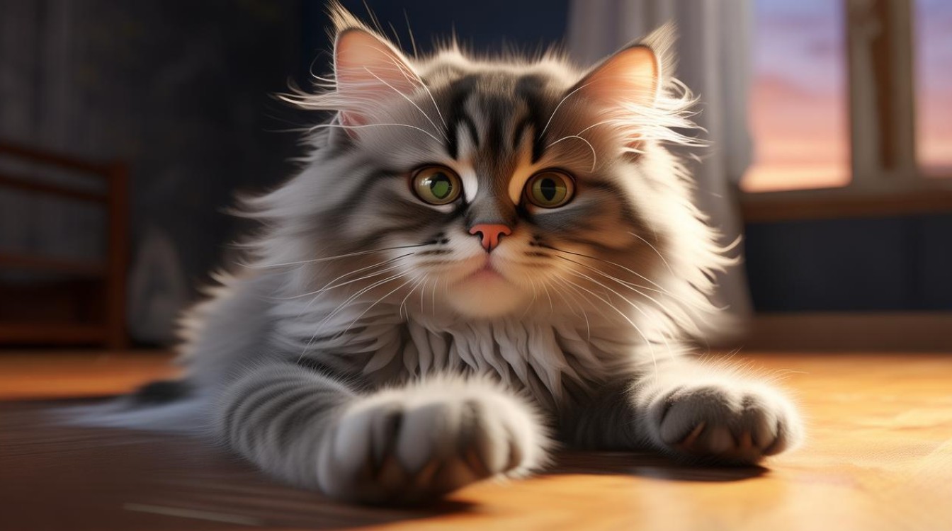 猫咪后脚打软