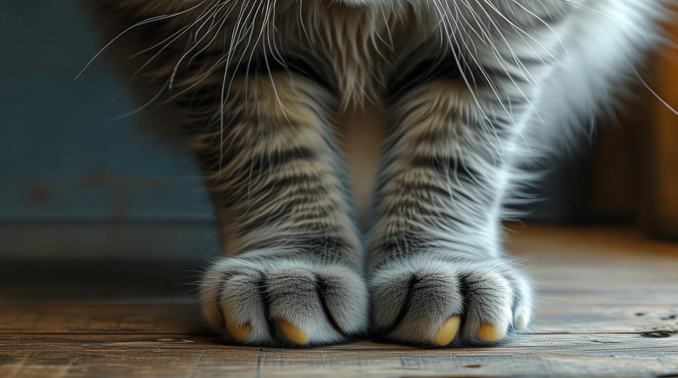 猫咪爪子上发黄