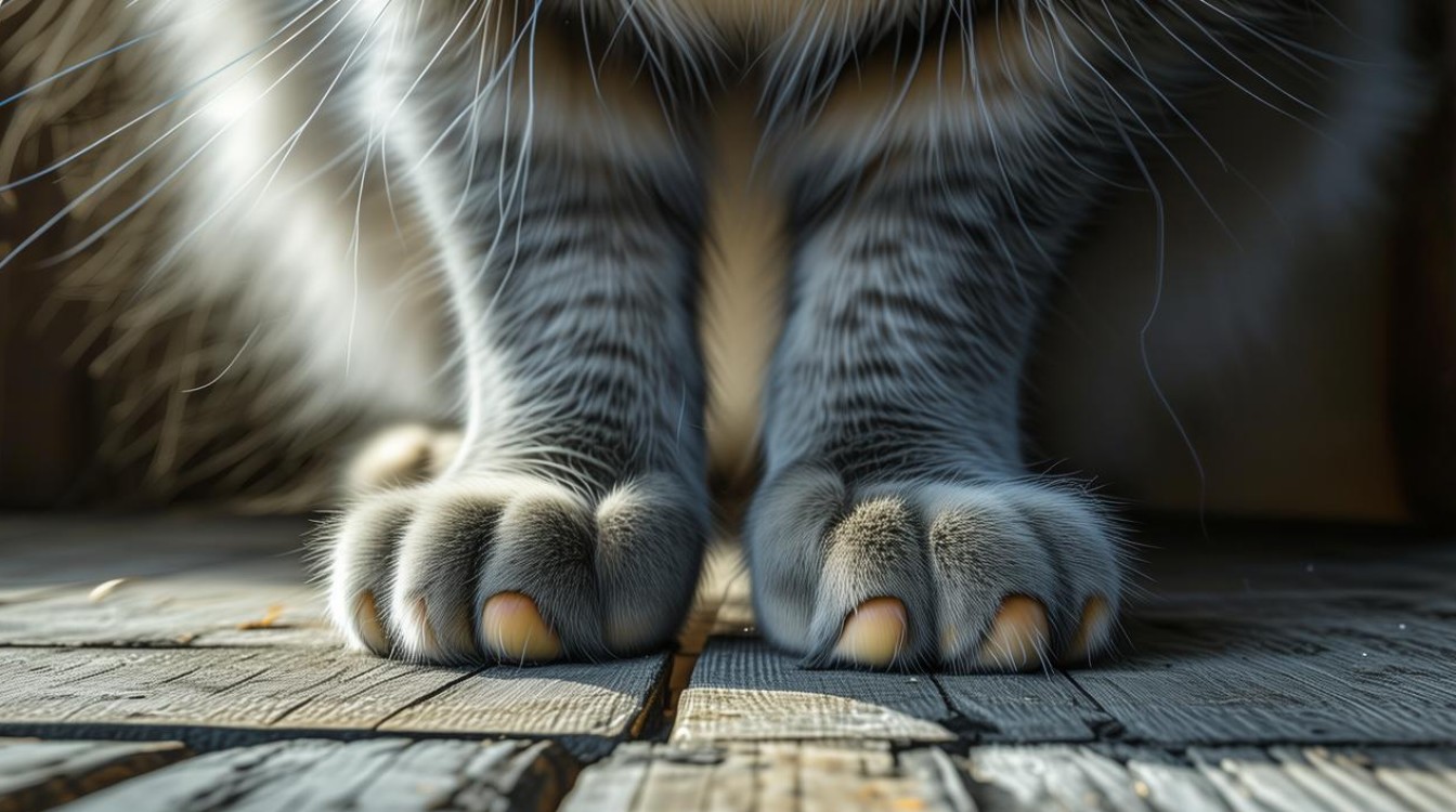 猫咪爪子上发黄