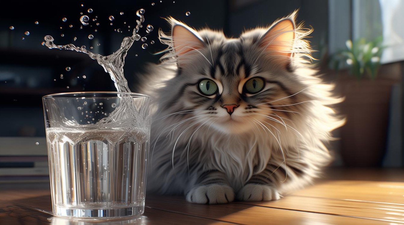 猫咪总是打翻水