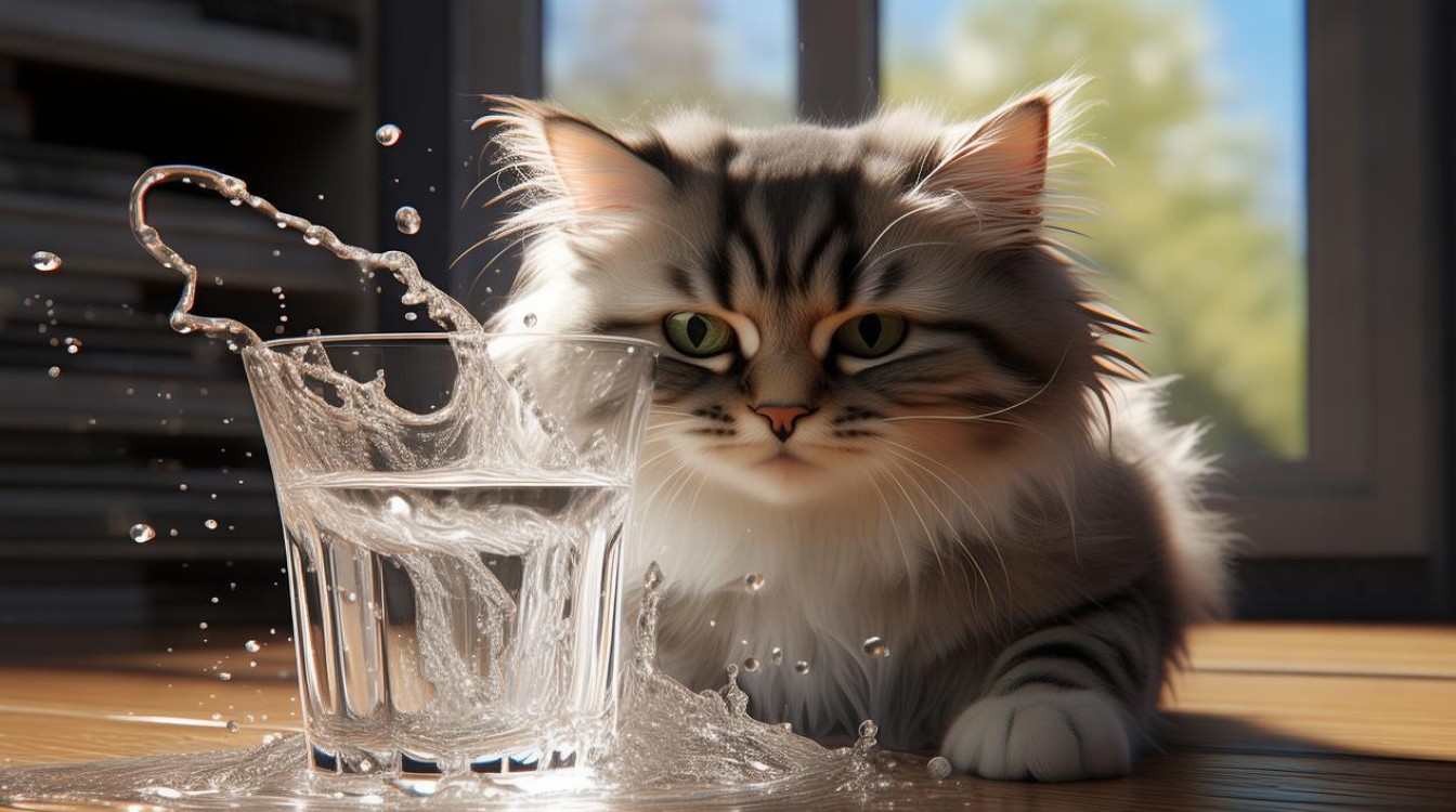 猫咪总是打翻水
