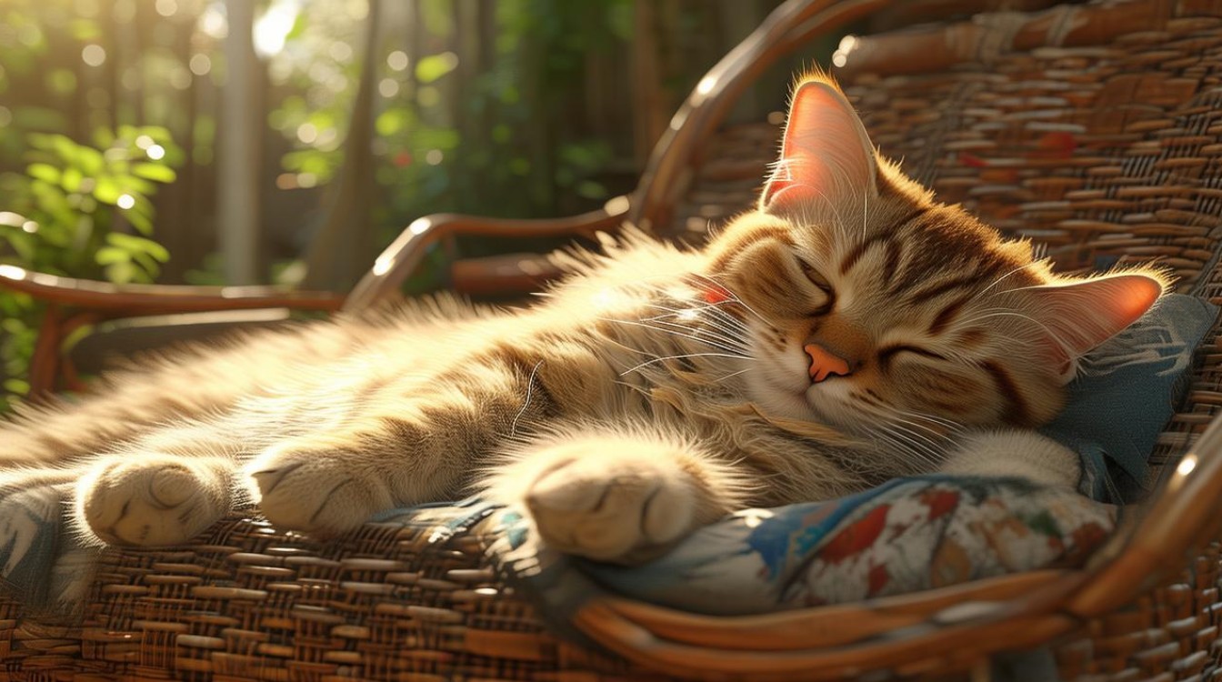 猫咪夏天无精打采